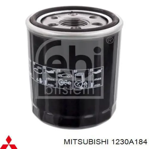 1230A184 Mitsubishi filtro de aceite