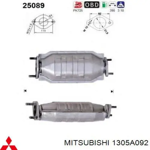 Comprar 1305A092 Mitsubishi Junta de termostato