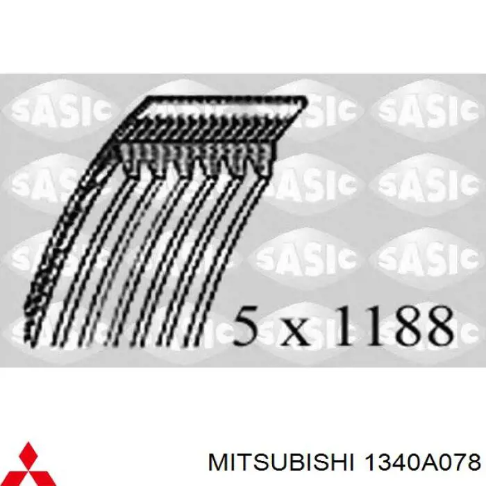 1340A078 Mitsubishi correa trapezoidal