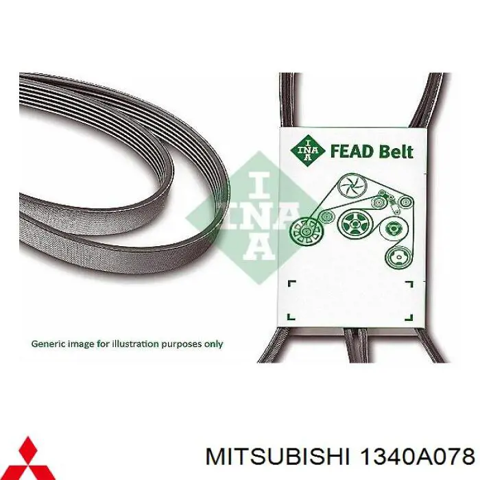Comprar 1340A078 Mitsubishi Correa trapezoidal