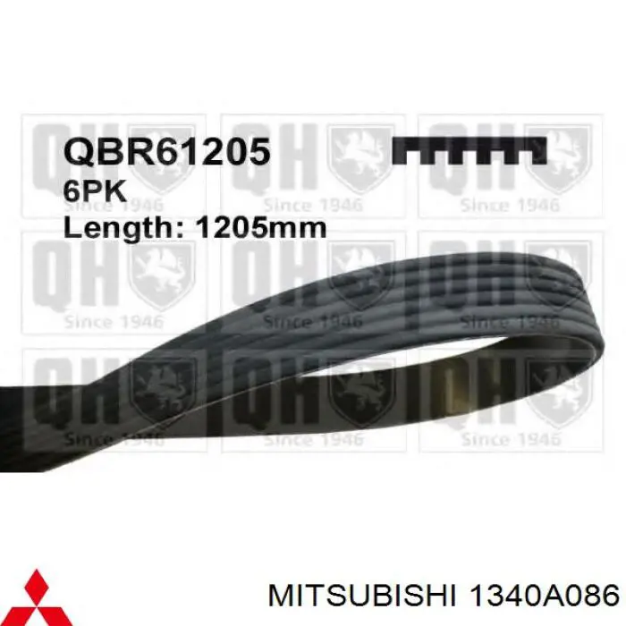 1340A086 Mitsubishi correa trapezoidal