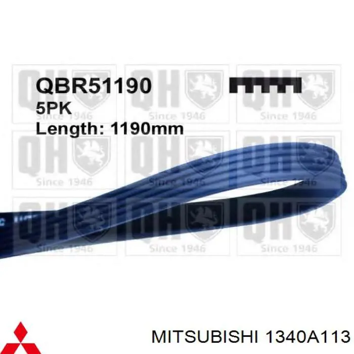 1340A113 Mitsubishi correa trapezoidal
