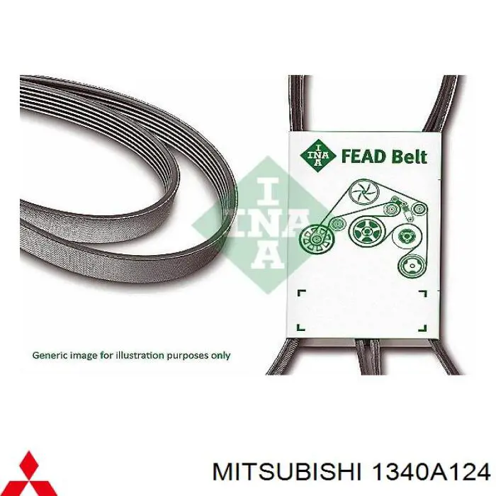 Comprar 1340A124 Mitsubishi Correa trapezoidal
