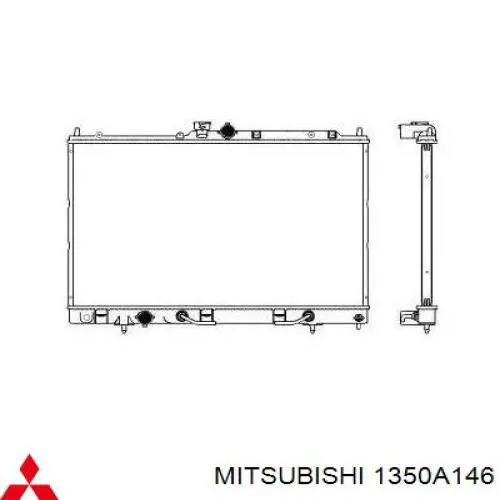 1350A147 Mitsubishi Refrigeración del motor