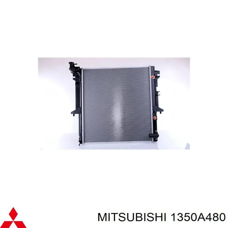 Radiador 1350A480 Mitsubishi