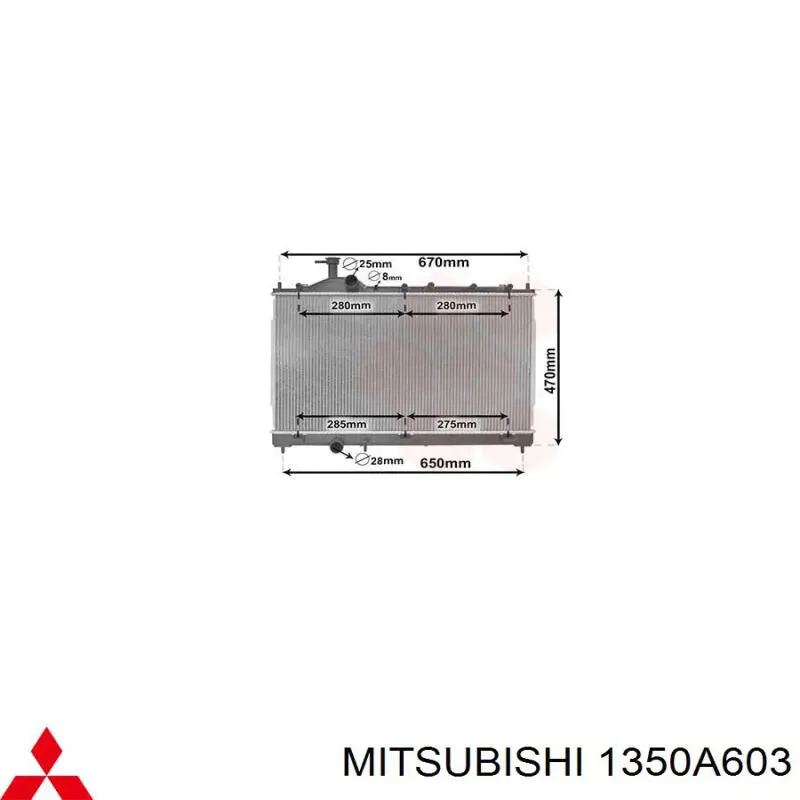 1350A603 Mitsubishi