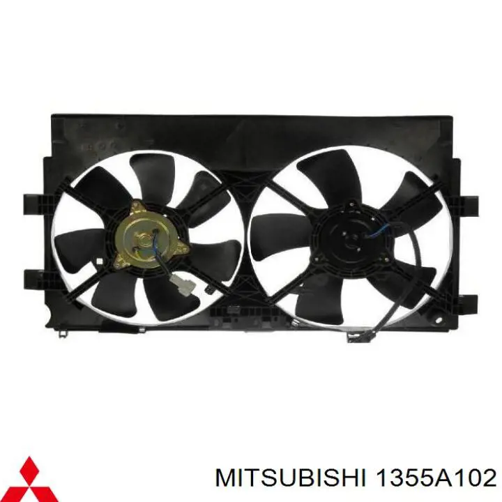 Motor de ventilador, Refrigeración, derecho para Mitsubishi Outlander 
