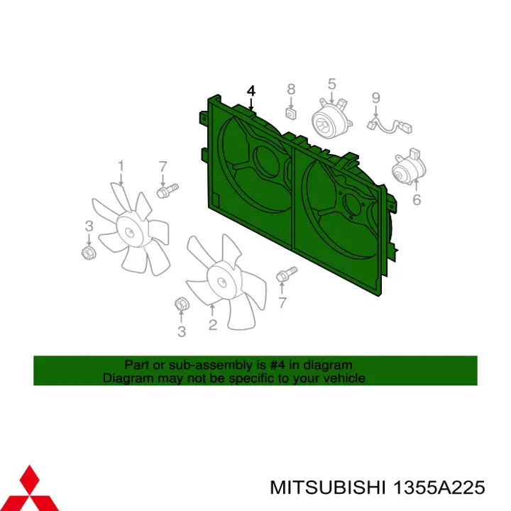 Armazón radiador para Mitsubishi ASX (GA)