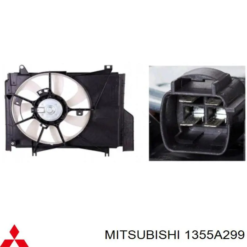 Motor de ventilador, Refrigeración, derecho para Mitsubishi Outlander (GF, GG)