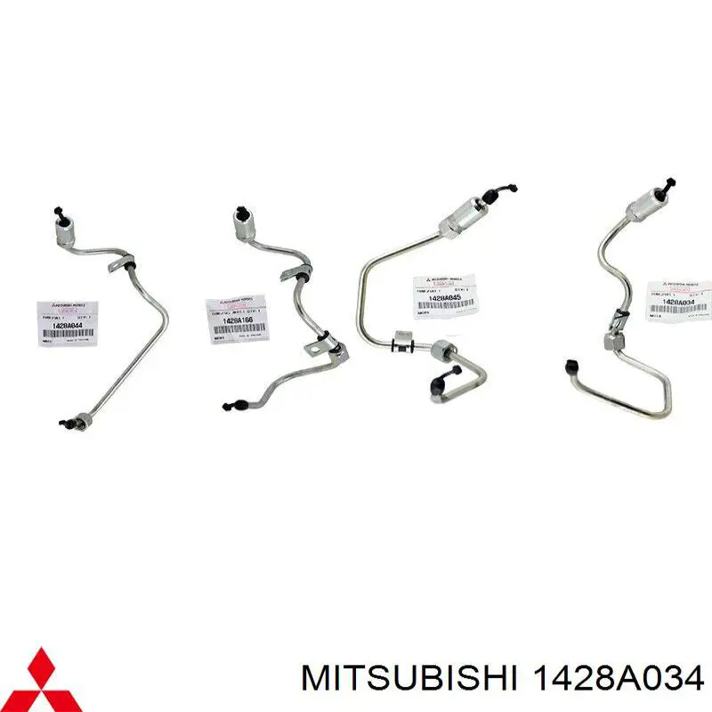 Tubería de combustible, sistema inyección, cilindro 4 Mitsubishi 1428A034 precio, desde 60,86 EUR
