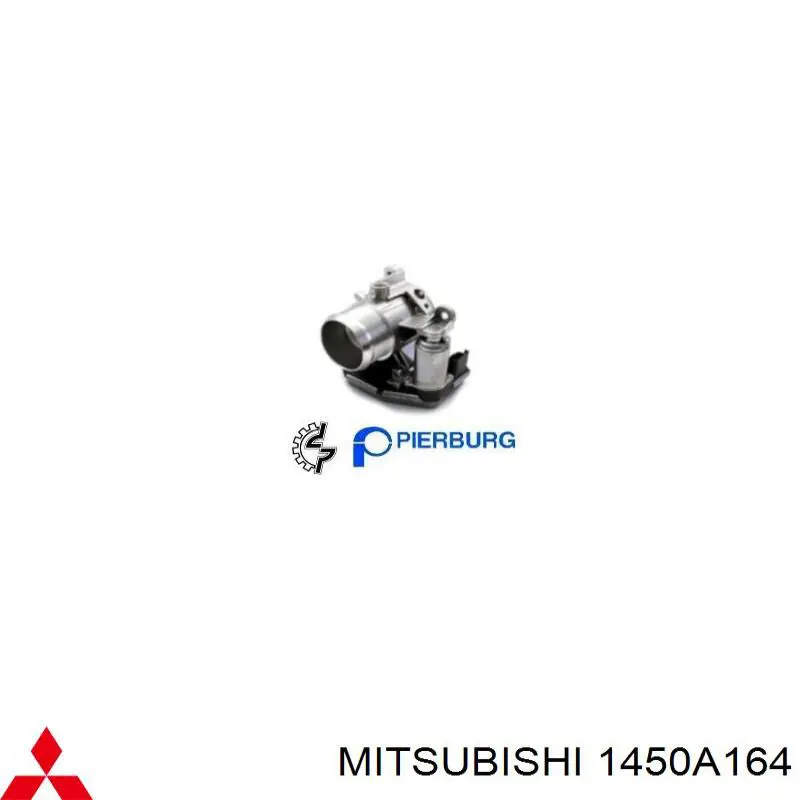 1450A164 Mitsubishi cuerpo de mariposa