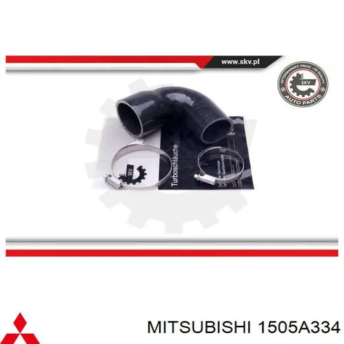 1505A334 Mitsubishi tubo flexible de aire de sobrealimentación, a turbina