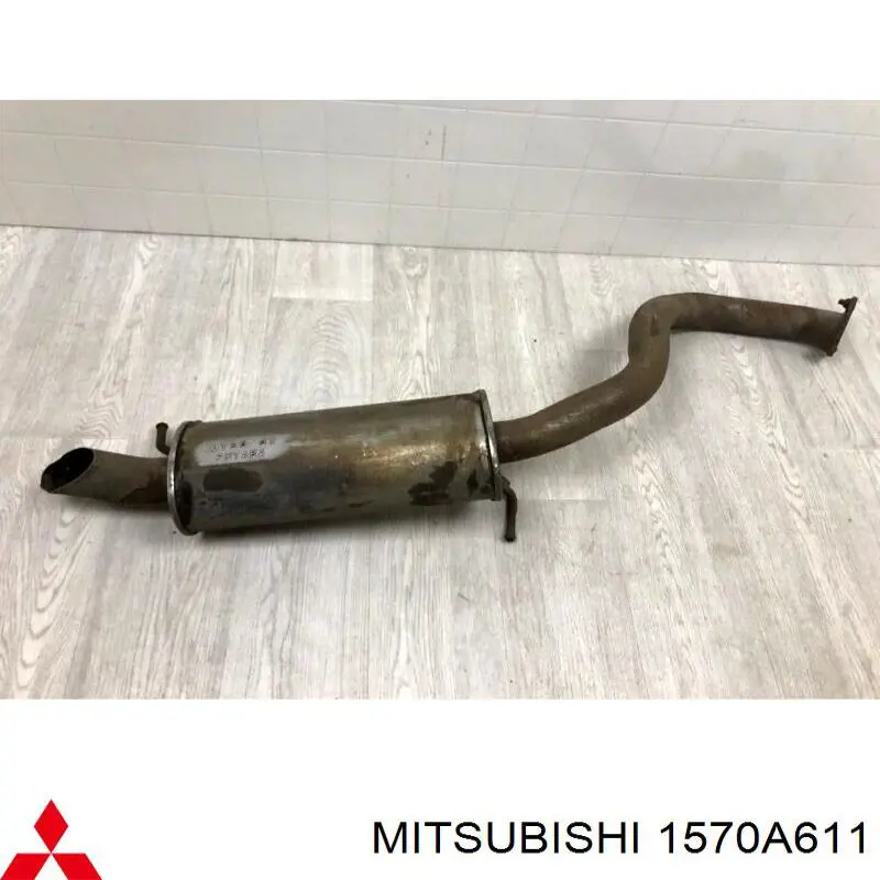 Silenciador trasero Mitsubishi 1570A611 precio, desde 460,76 EUR