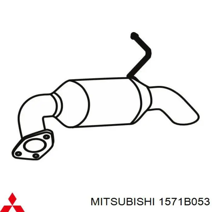 1571A622 Mitsubishi silenciador posterior