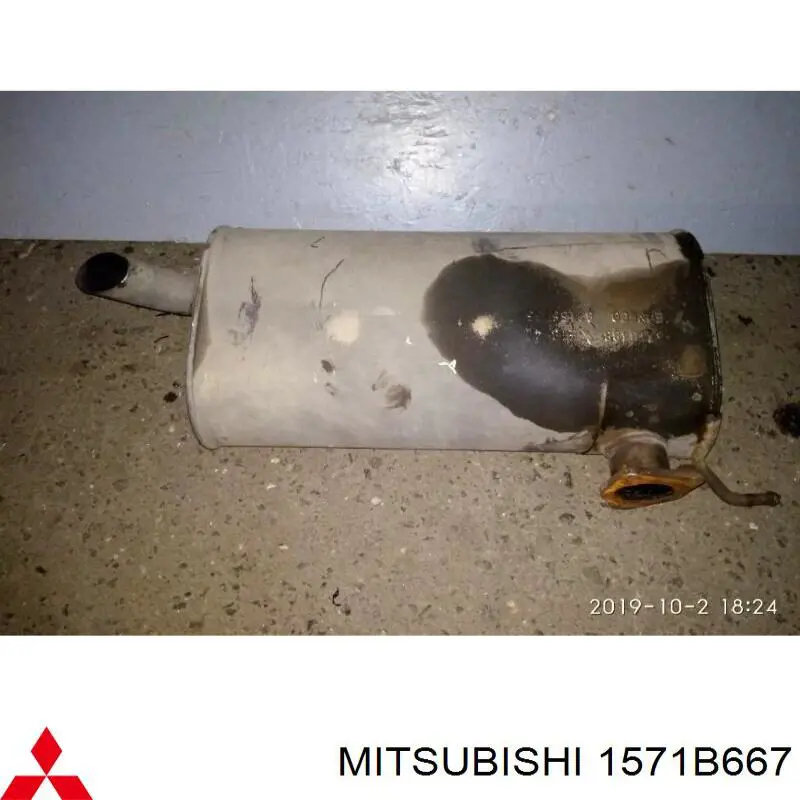 Comprar 1571B117 Mitsubishi Silenciador trasero