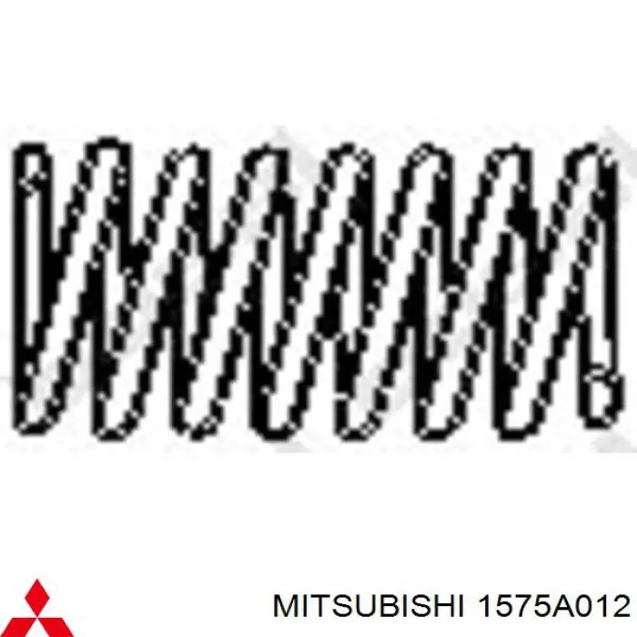 1575A012 Mitsubishi muelle, tubo de escape