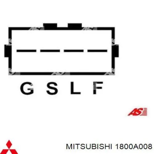 Alternador A3TG3391ZT Mitsubishi