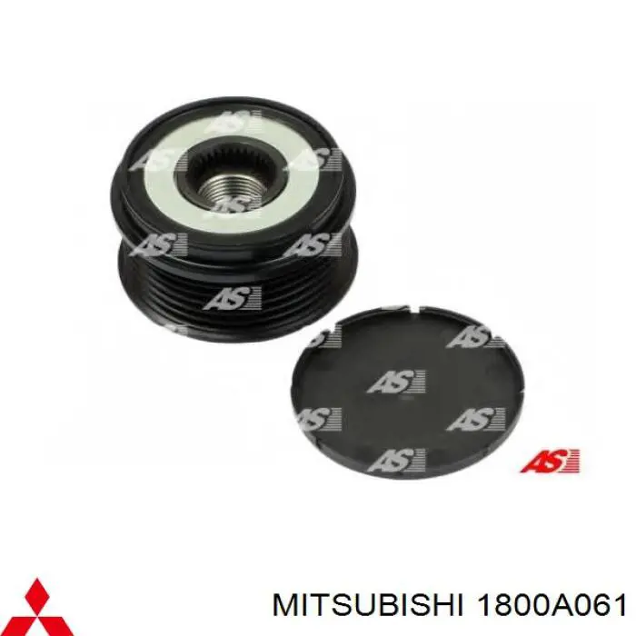 1800A061 Mitsubishi polea del alternador