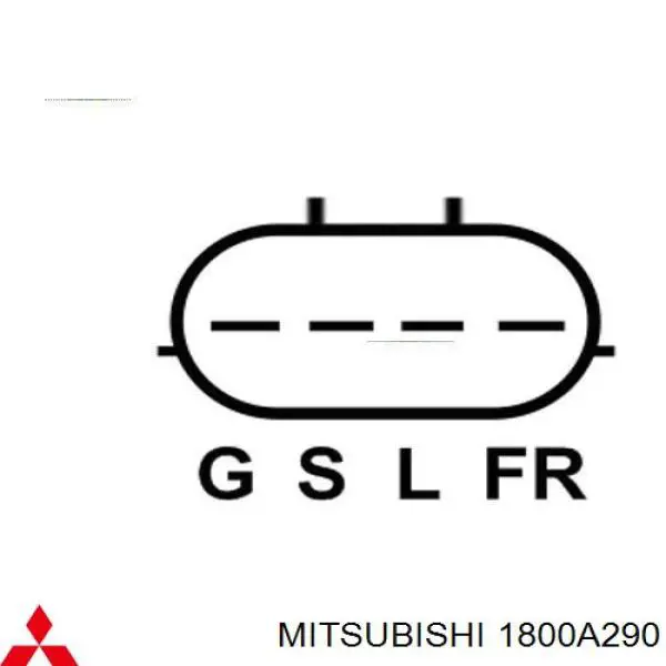 1800A290 Mitsubishi Alternador de coche