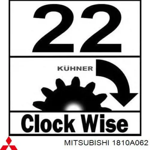 Comprar 1810A062 Mitsubishi Motores de arranque