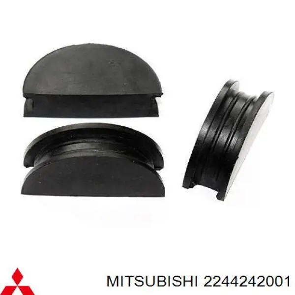 2244242001 Mitsubishi junta de tapa valvula de motor, segmento trasero