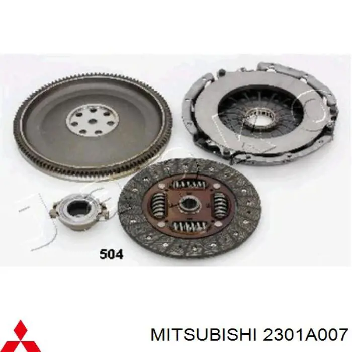 2301A007 Mitsubishi disco de embrague