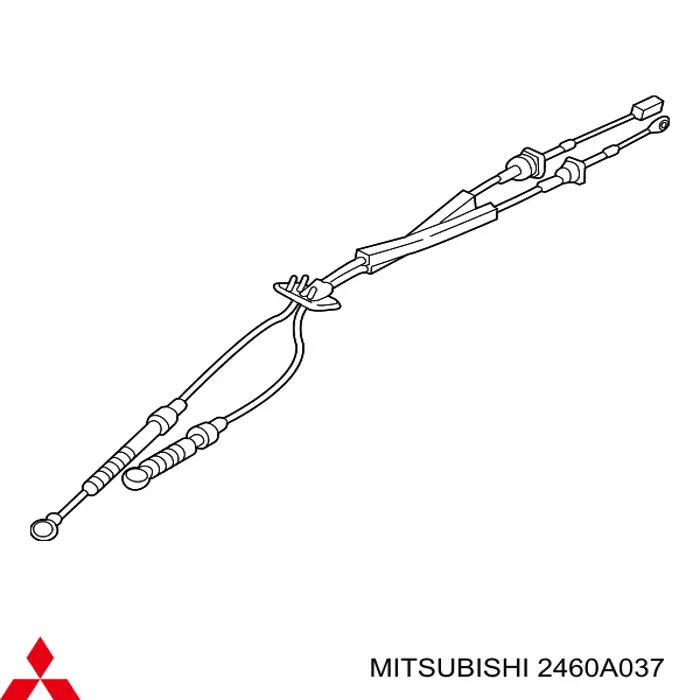 Cable palanca de cambios para Mitsubishi Outlander (CWW)