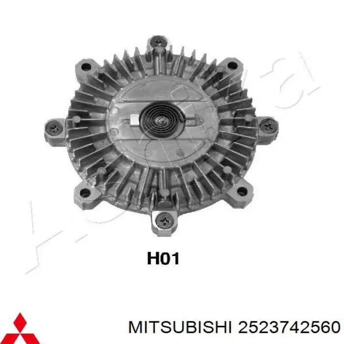 2523742560 Mitsubishi embrague, ventilador del radiador