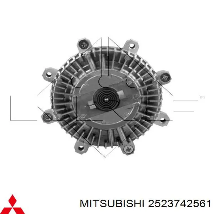 2523742561 Mitsubishi embrague, ventilador del radiador