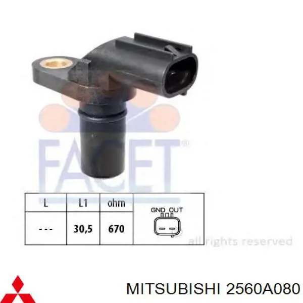 2560A080 Mitsubishi Captador de velocidad