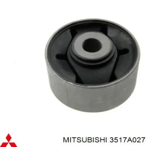 3517A027 Mitsubishi Silentblock delantero del soporte de la traviesa del diferencial trasero