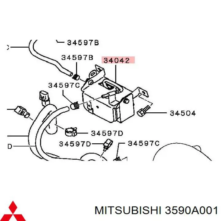 Transmision De Bloqueo Del Diferencial Del Eje Trasero para Mitsubishi L 200 (KA_T, KB_T)