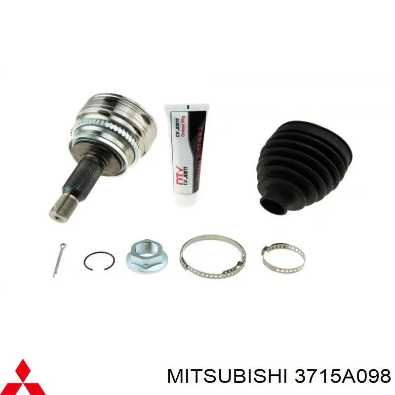 Árbol de transmisión trasero izquierdo para Mitsubishi Pajero (V80)