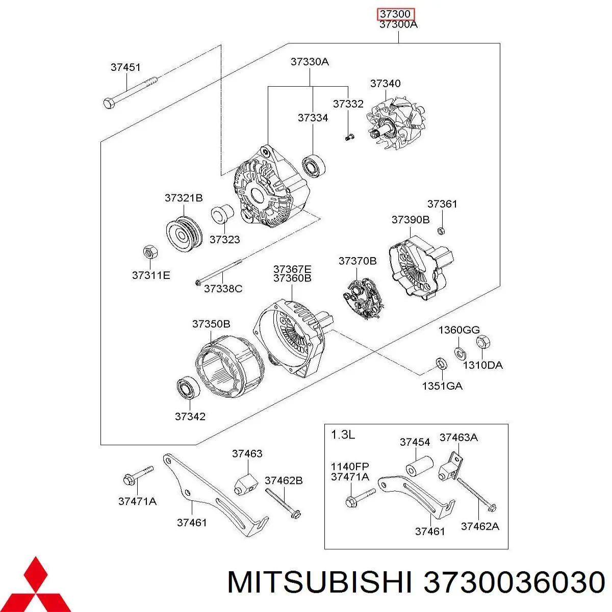 Comprar 3730036030 Mitsubishi Dynamo