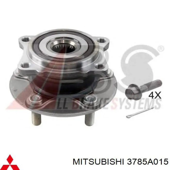 Comprar 3785A015 Mitsubishi Cubo de rueda, Eje trasero