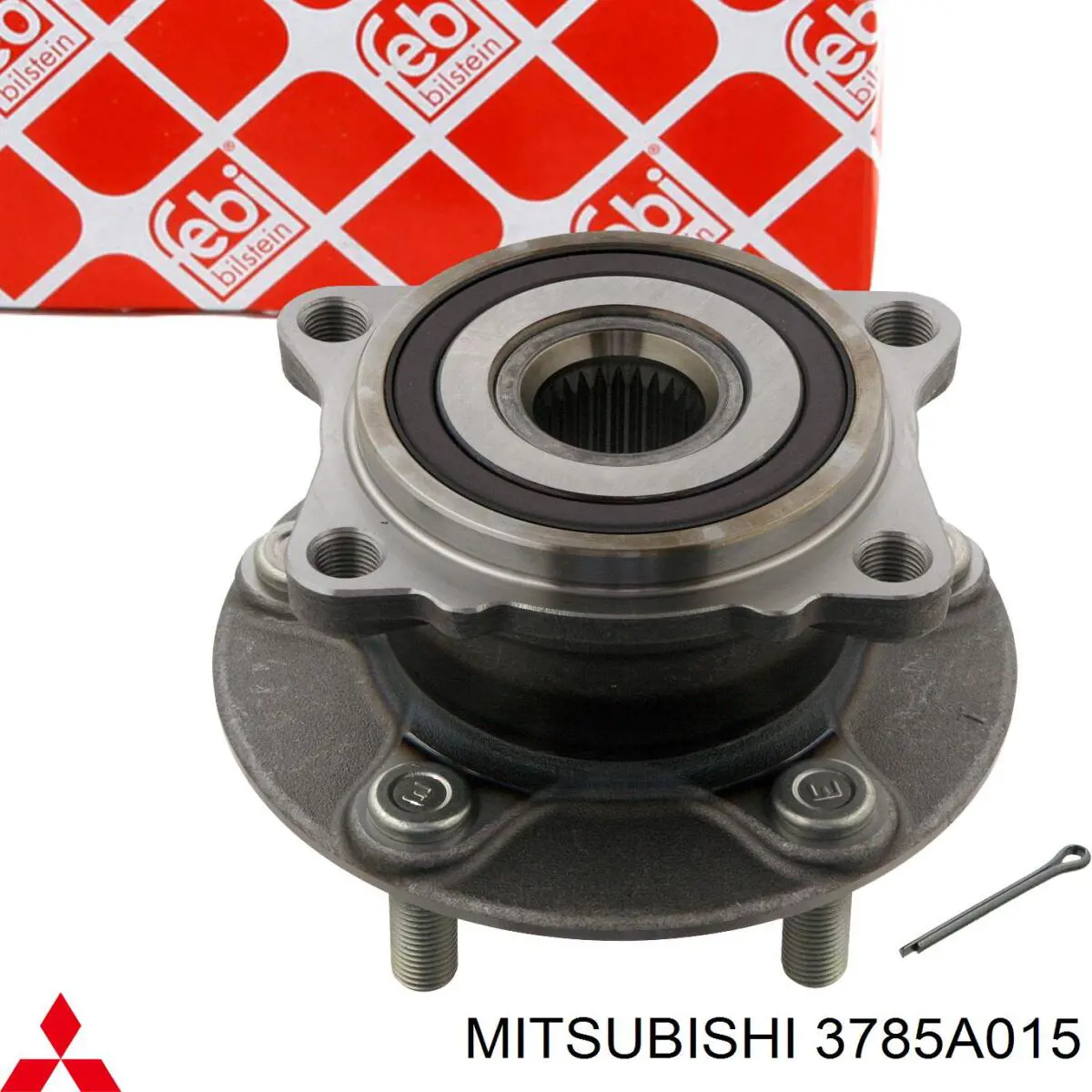 Cubo de rueda trasero 3785A015 Mitsubishi