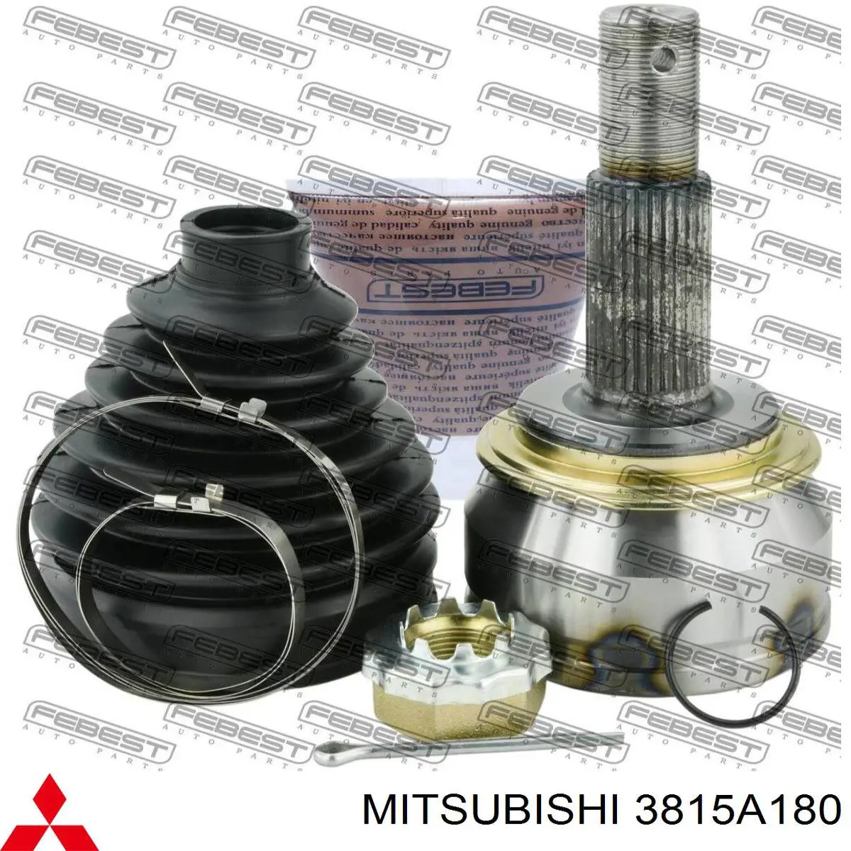 Fuelle, árbol de transmisión exterior derecho MITSUBISHI 3815A180