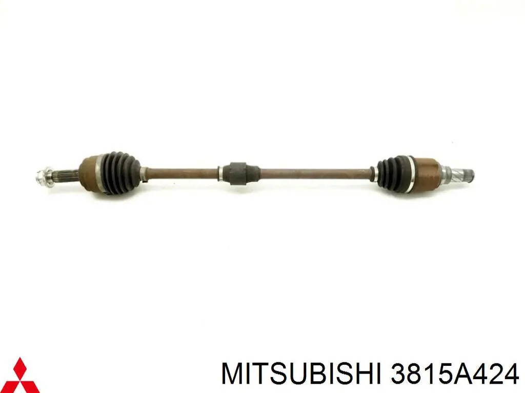 3815A424 Mitsubishi árbol de transmisión delantero derecho