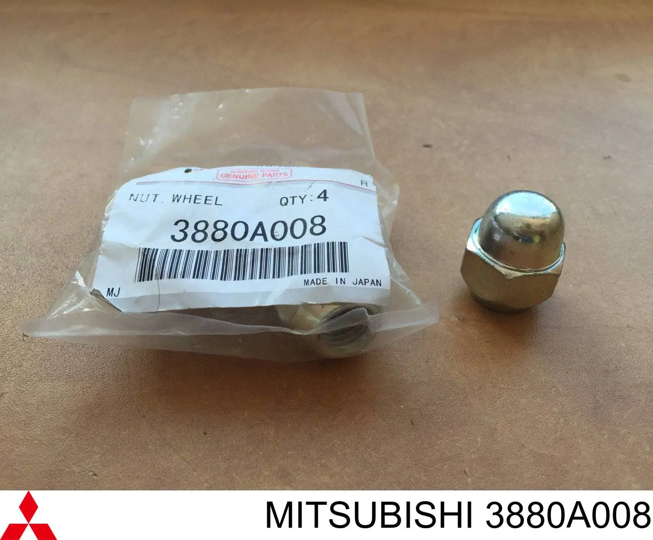 Tuerca seguridad de rueda Mitsubishi 3880A008 precio, desde 3,11 EUR