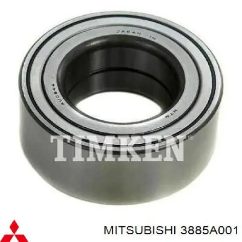 Cojinete de rueda delantero 3885A001 Mitsubishi