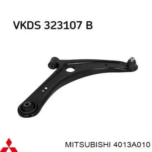 Comprar 4013A010 Mitsubishi Brazo inferior derecho de la suspensión delantera