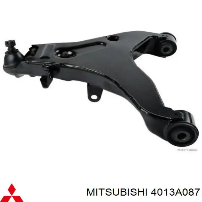 4013A087 Mitsubishi barra oscilante, suspensión de ruedas delantera, inferior izquierda