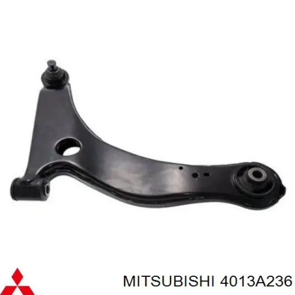 4013A236 Mitsubishi barra oscilante, suspensión de ruedas delantera, inferior derecha