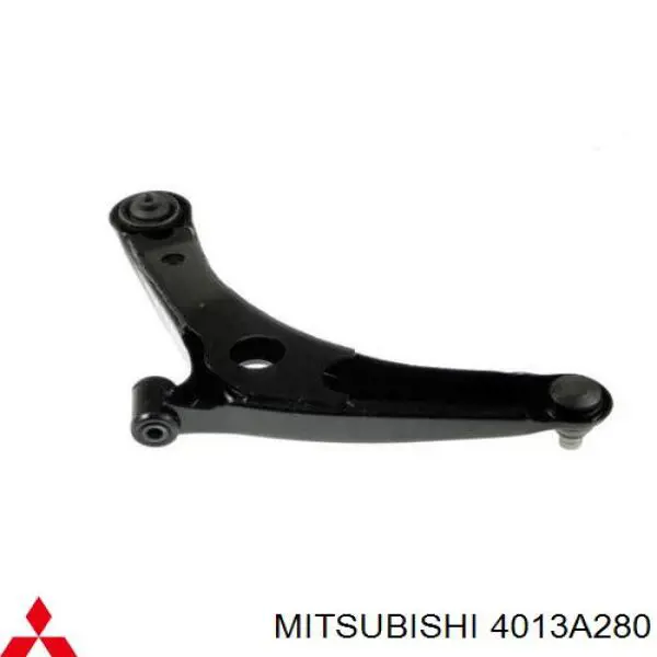 4013A280 Mitsubishi barra oscilante, suspensión de ruedas delantera, inferior derecha