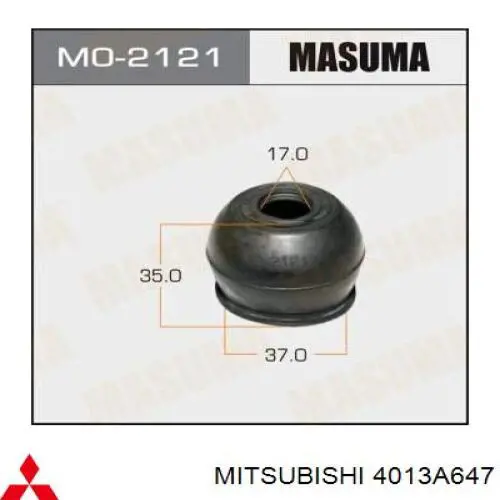 Brazo inferior izquierdo de la suspensión delantera Mitsubishi 4013A647 precio, desde 139,56 EUR