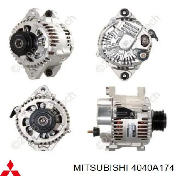 4040A174 Mitsubishi muelle de suspensión eje delantero