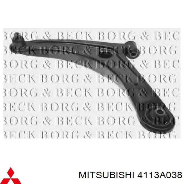 Comprar 4113A038 Mitsubishi Brazo de suspensión trasero inferior derecho