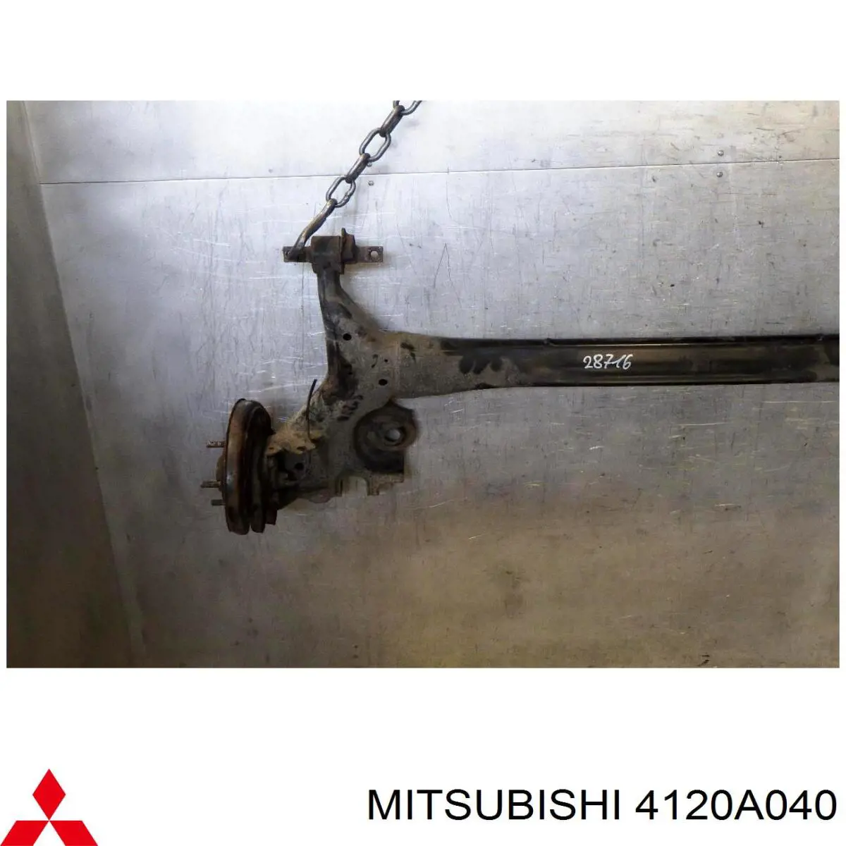 4120A040 Mitsubishi Subchasis trasero soporte motor