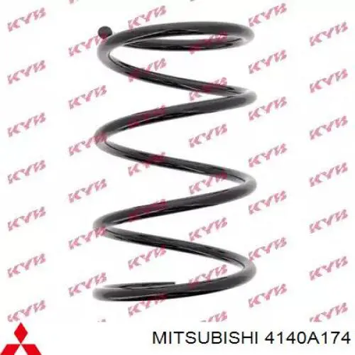 Muelle de suspensión trasero Mitsubishi 4140A174 precio, desde 55,49 EUR