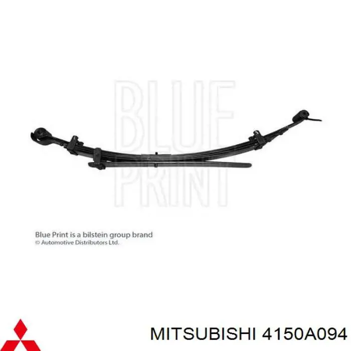 4150A094 Mitsubishi ballesta de suspensión trasera